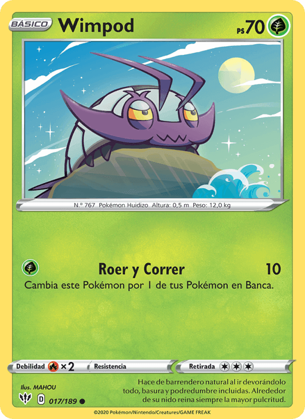 Wimpod, carta 17 de Oscuridad Incandescente