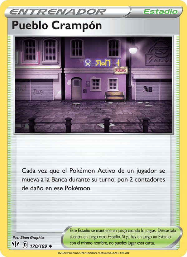 Pueblo Crampón, card 170 from Oscuridad Incandescente