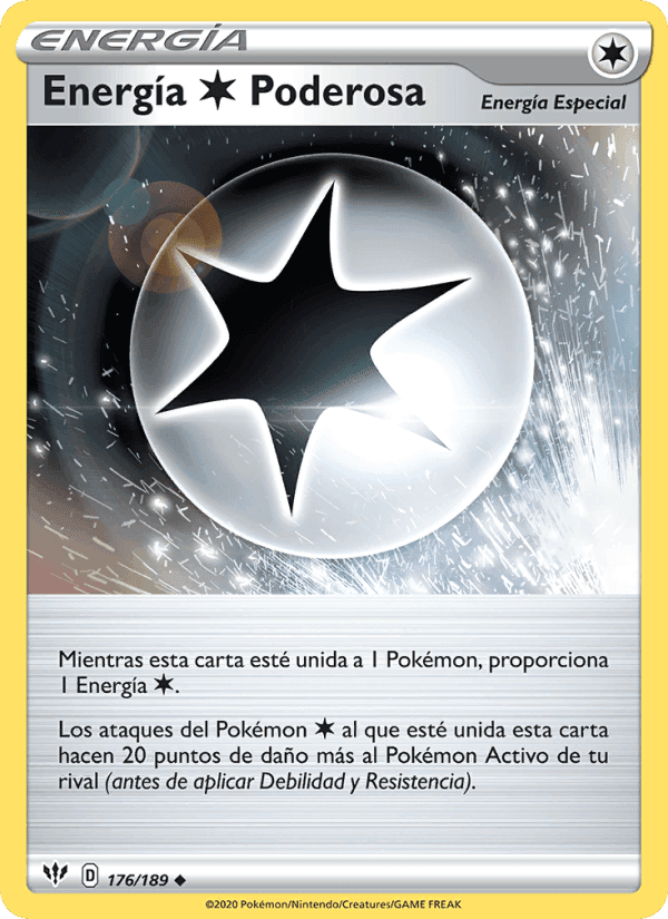 Energía Colorless Poderosa, carta 176 de Oscuridad Incandescente