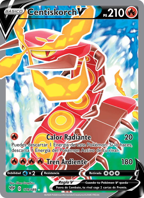 Centiskorch V, carta 179 de Oscuridad Incandescente