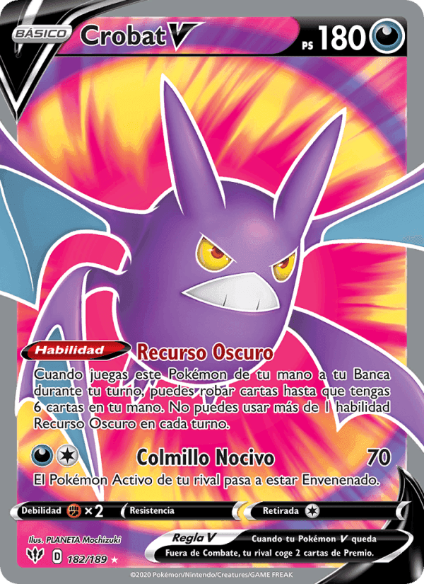 Crobat V, carta 182 de Oscuridad Incandescente