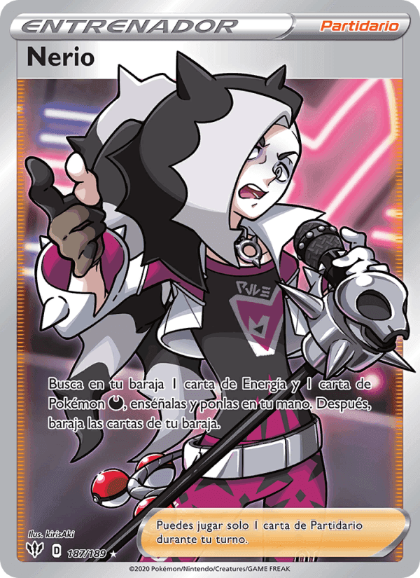 Nerio, card 187 from Oscuridad Incandescente