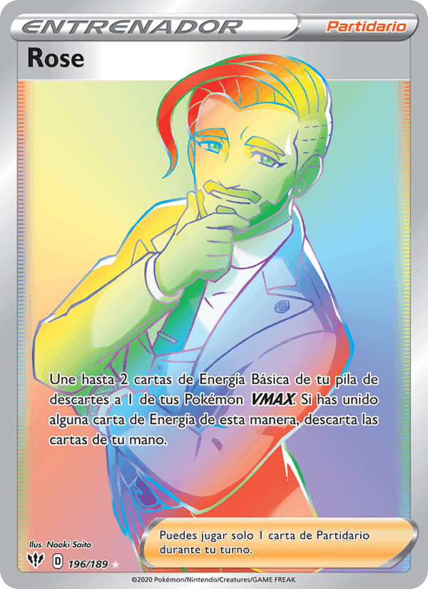 Rose, card 196 from Oscuridad Incandescente