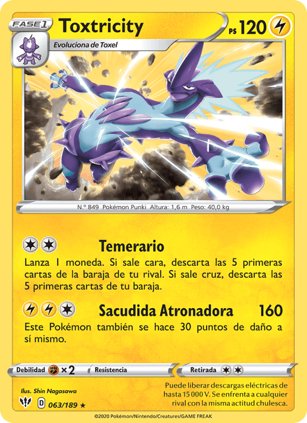 Toxtricity, card 63 from Oscuridad Incandescente