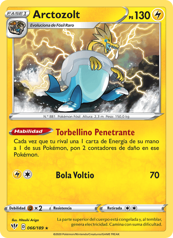 Arctozolt, carte 66 de Oscuridad Incandescente