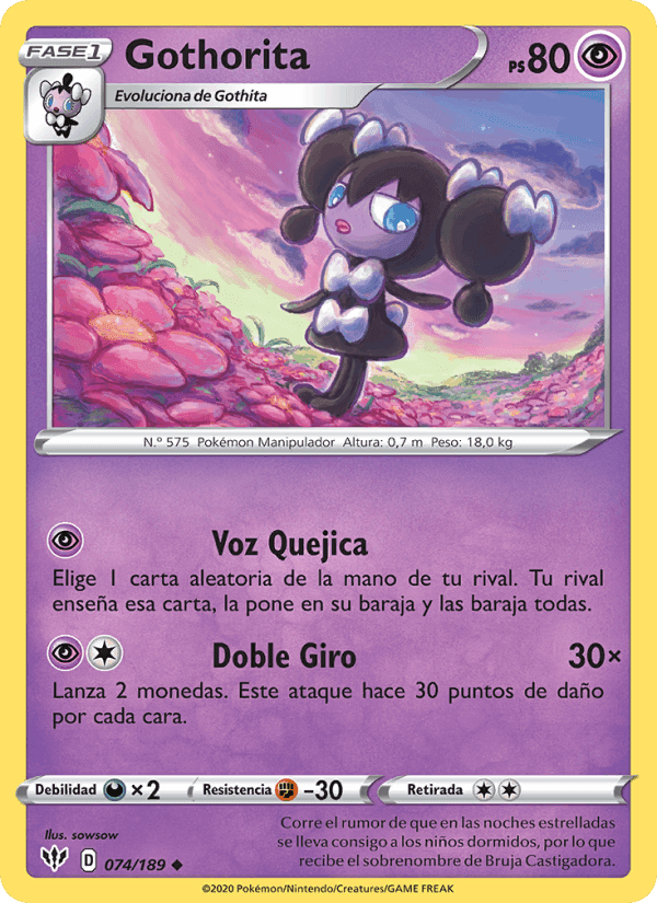 Gothorita, carta 74 de Oscuridad Incandescente