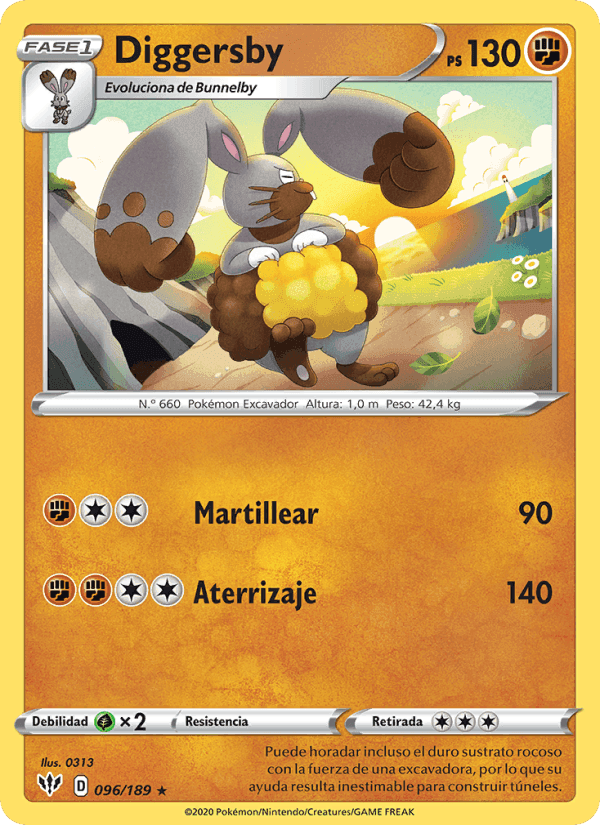 Diggersby, carta 96 di Oscuridad Incandescente