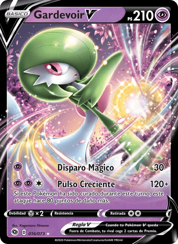 Gardevoir V, carta 16 di Camino de Campeones