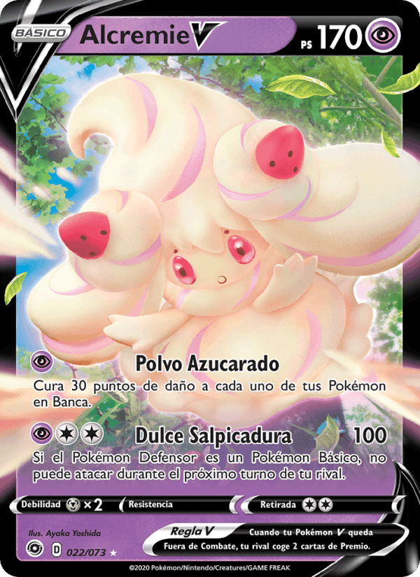 Alcremie V, carta 22 di Camino de Campeones