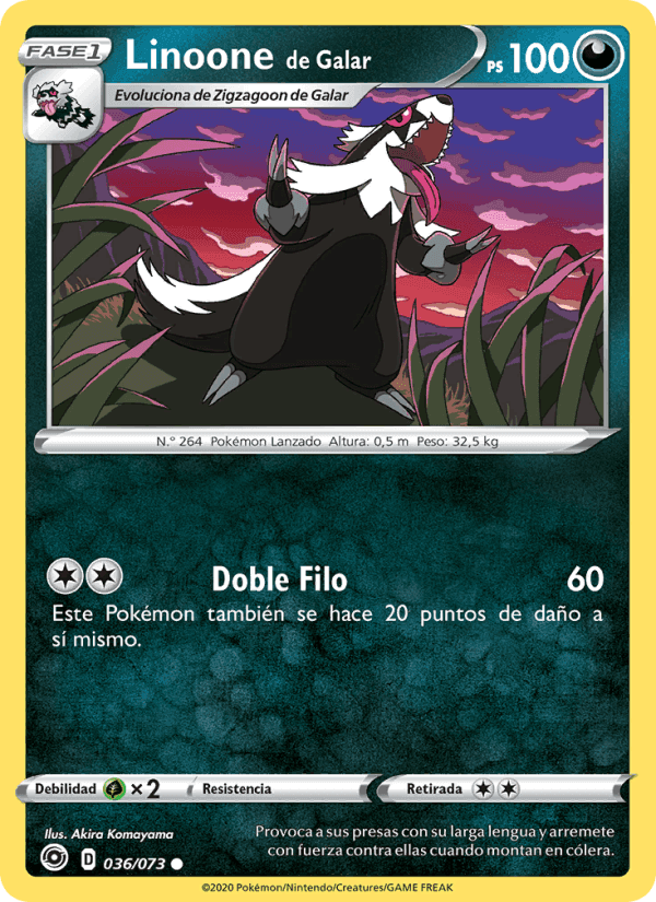 Camino de Campeones の 36 番、Linoone de Galar