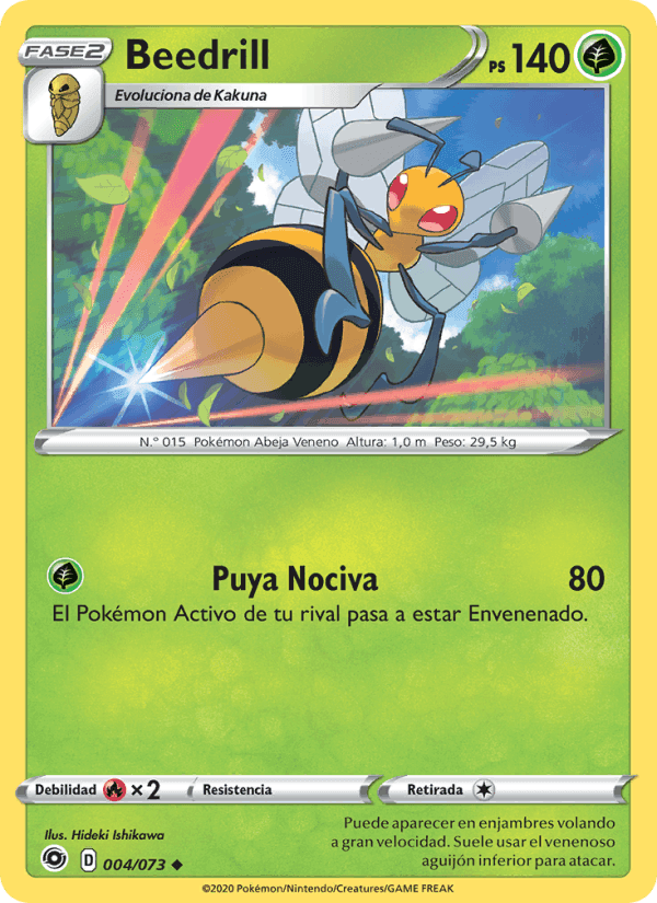 Beedrill, carte 4 de Camino de Campeones