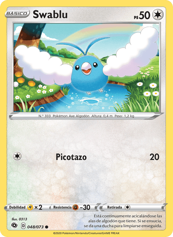 Swablu, carta 48 di Camino de Campeones