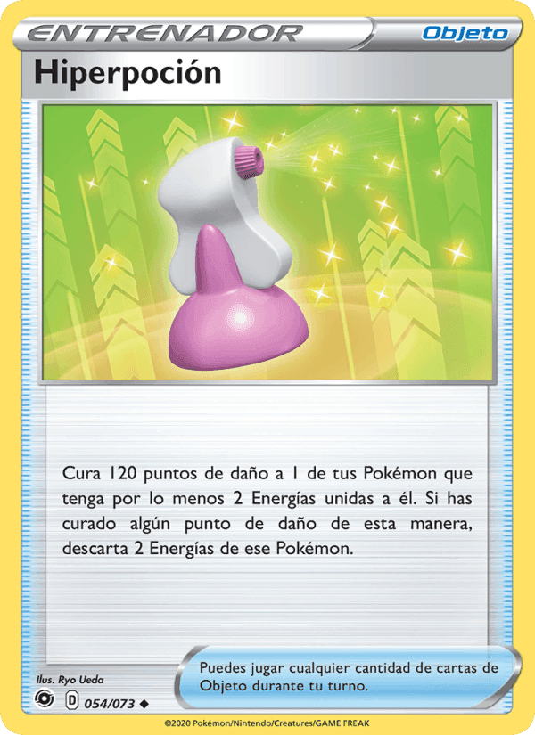 Hiperpoción, card 54 from Camino de Campeones
