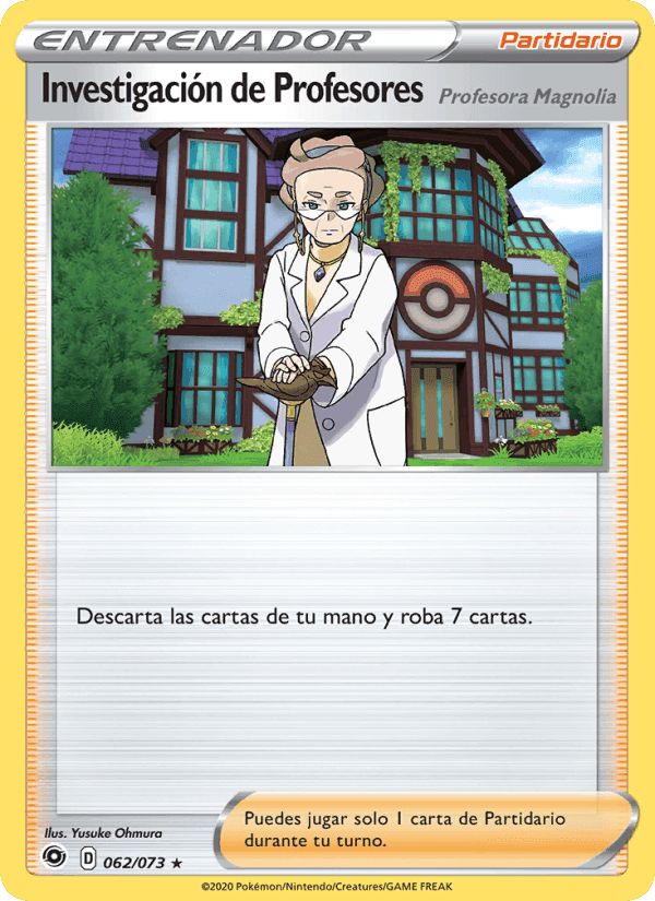Investigación de Profesores, carta 62 di Camino de Campeones