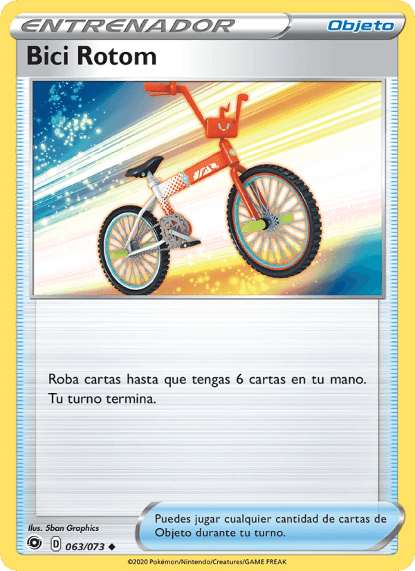 Bici Rotom, card 63 from Camino de Campeones