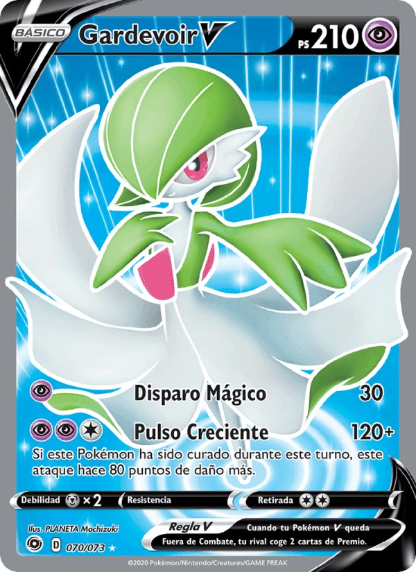 Gardevoir V, carta 70 de Camino de Campeones