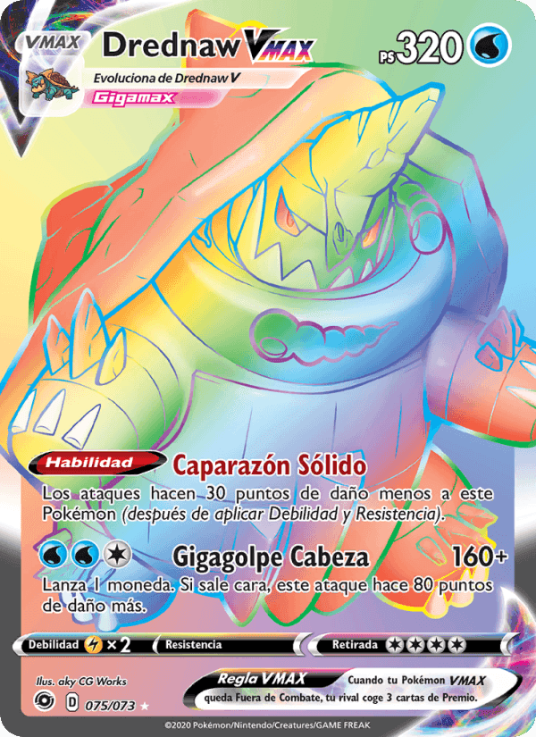 Drednaw VMAX, carta 75 de Camino de Campeones