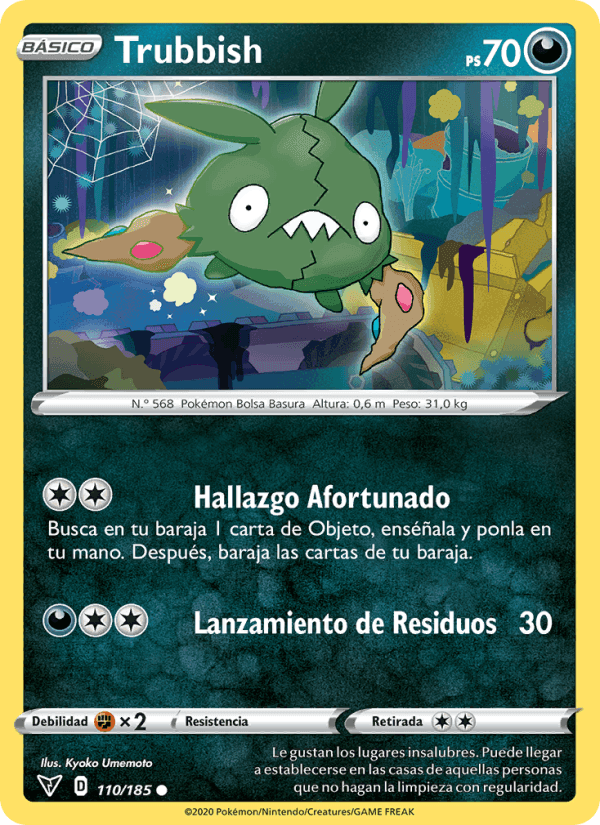 Trubbish, carta 110 de Voltaje Vívido