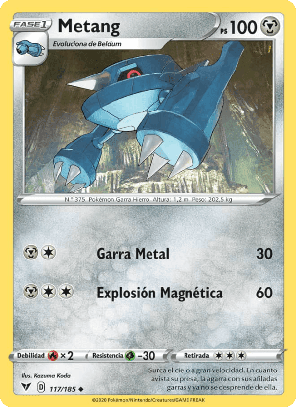 Metang, carta 117 di Voltaje Vívido