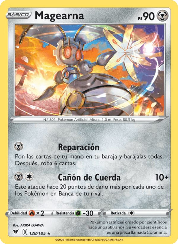 Magearna, card 128 from Voltaje Vívido