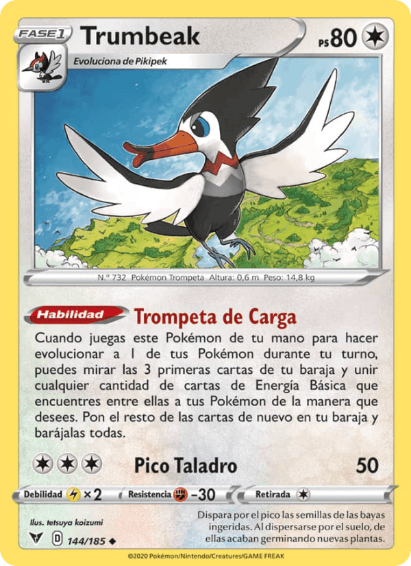 Trumbeak, carta 144 de Voltaje Vívido