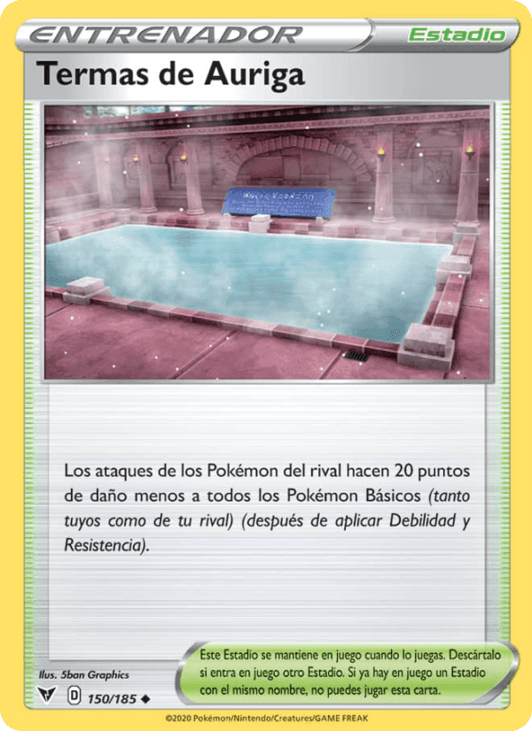 Termas de Auriga, carta 150 di Voltaje Vívido