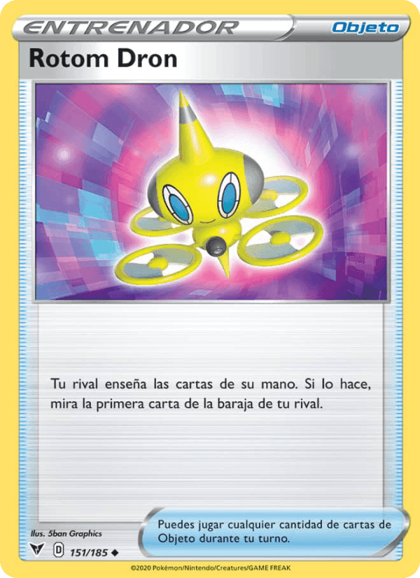 Rotom Dron, carta 151 de Voltaje Vívido