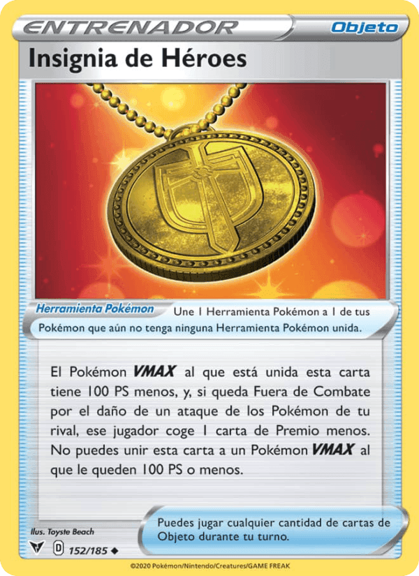 Insignia de Héroes, carta 152 de Voltaje Vívido