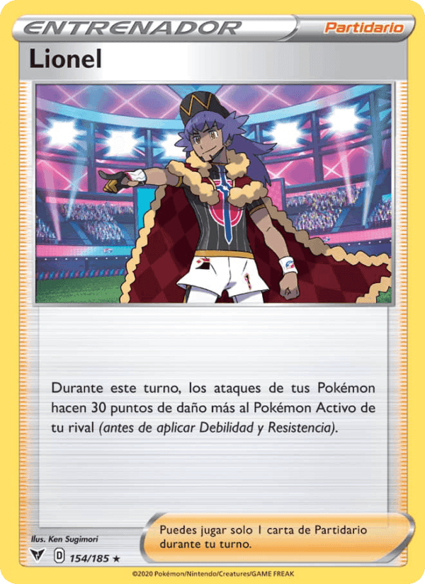 Lionel, carta 154 de Voltaje Vívido