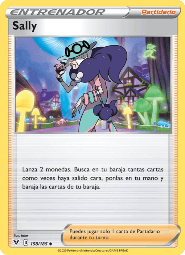 Sally, card 158 from Voltaje Vívido