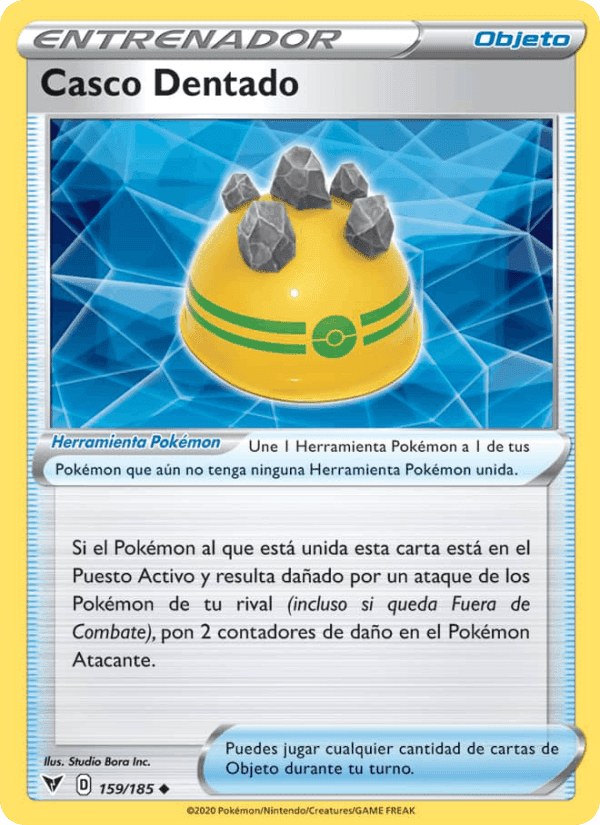 Casco Dentado, card 159 from Voltaje Vívido