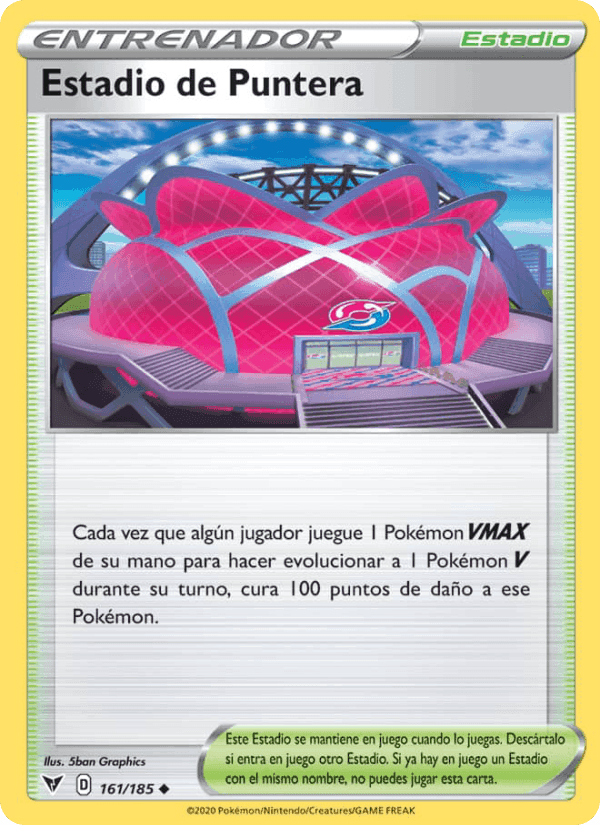 Estadio de Puntera, carta 161 de Voltaje Vívido
