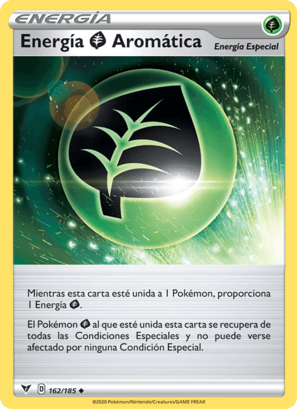 Energía Grass Aromática, carta 162 de Voltaje Vívido