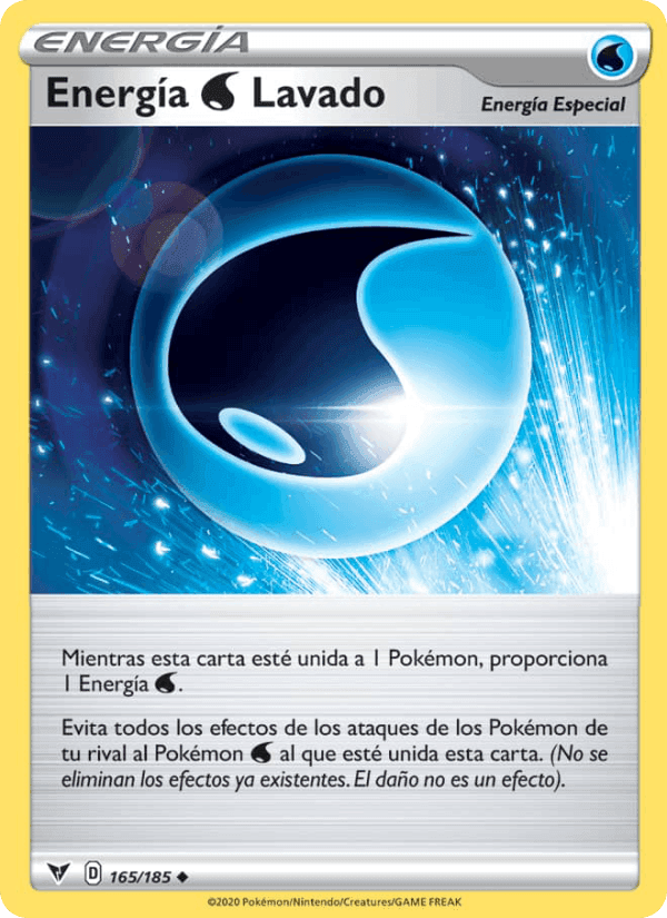 Energía Water Lavado, carta 165 de Voltaje Vívido