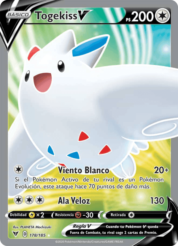 Togekiss V, carta 178 de Voltaje Vívido