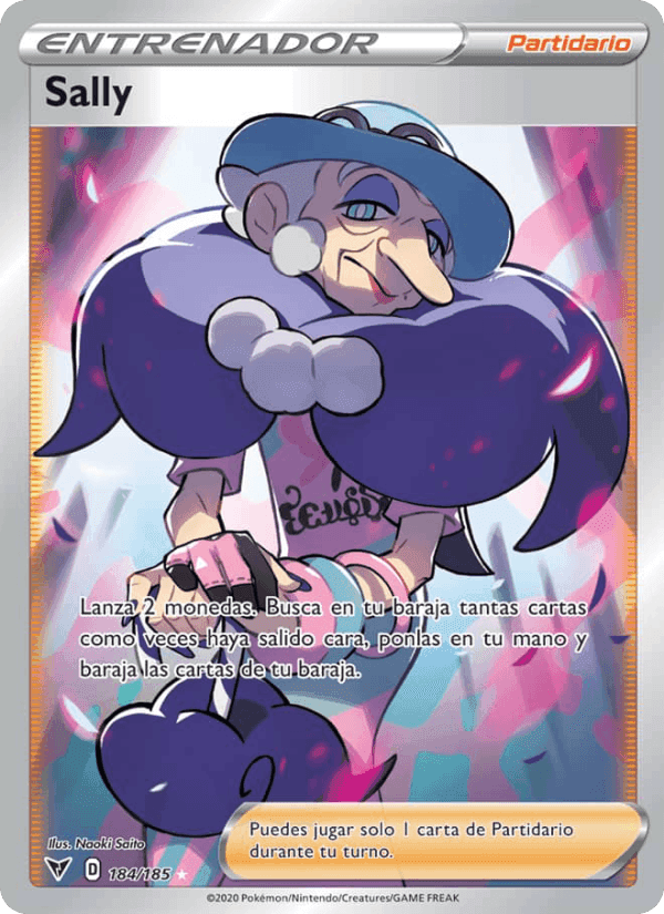 Sally, card 184 from Voltaje Vívido