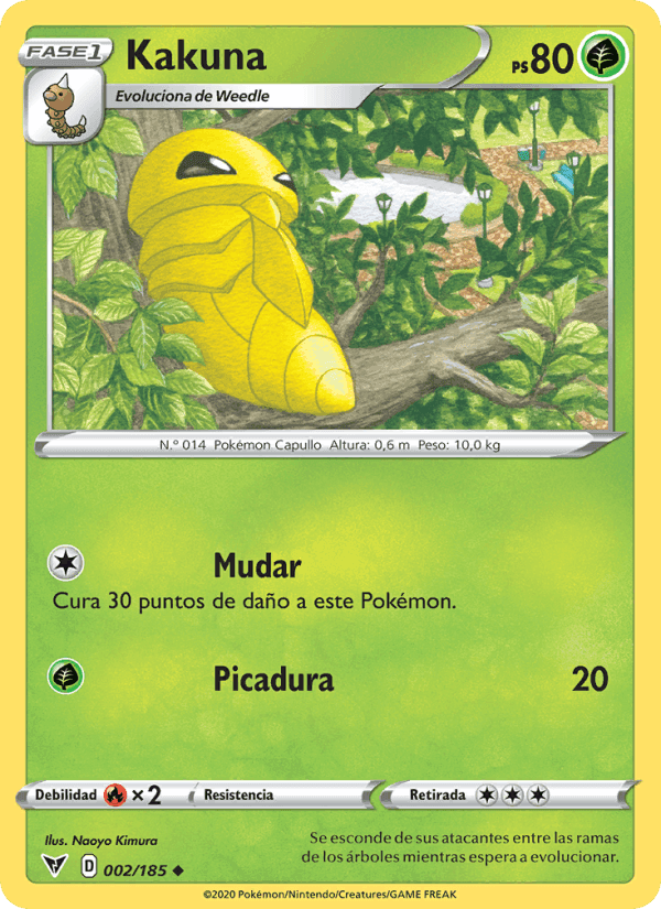 Kakuna, carta 2 di Voltaje Vívido