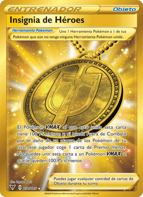Insignia de Héroes, card 201 from Voltaje Vívido