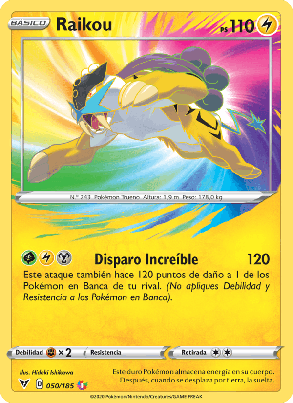 Raikou, carta 50 di Voltaje Vívido