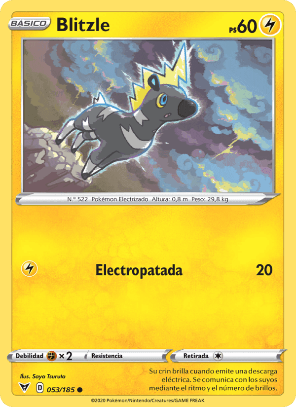 Blitzle, carte 53 de Voltaje Vívido