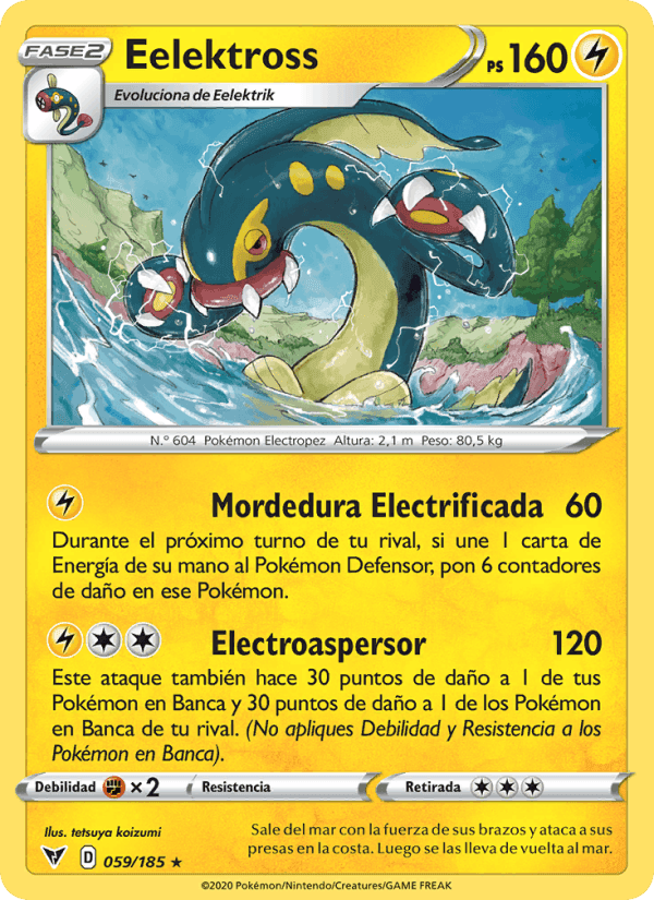 Eelektross, carta 59 de Voltaje Vívido