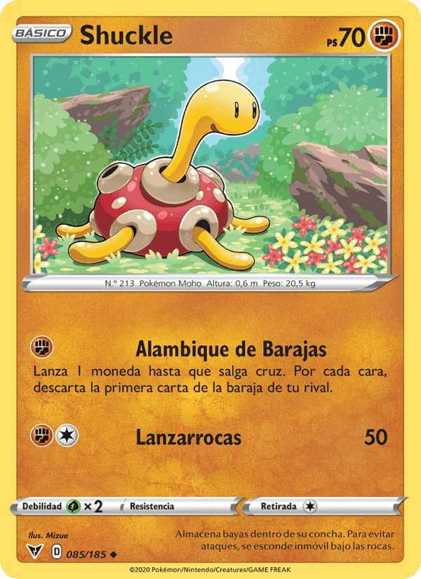 Shuckle, card 85 from Voltaje Vívido