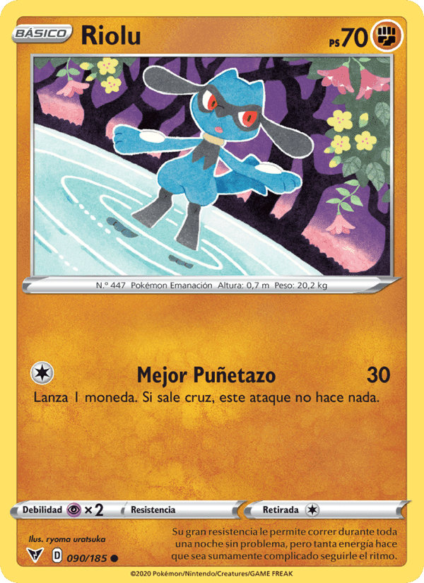 Riolu, carta 90 de Voltaje Vívido