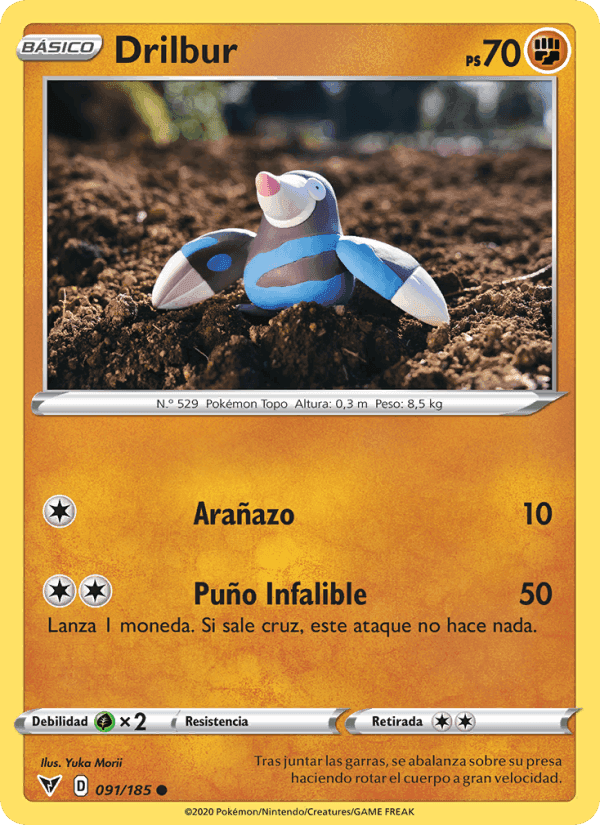 Drilbur, card 91 from Voltaje Vívido