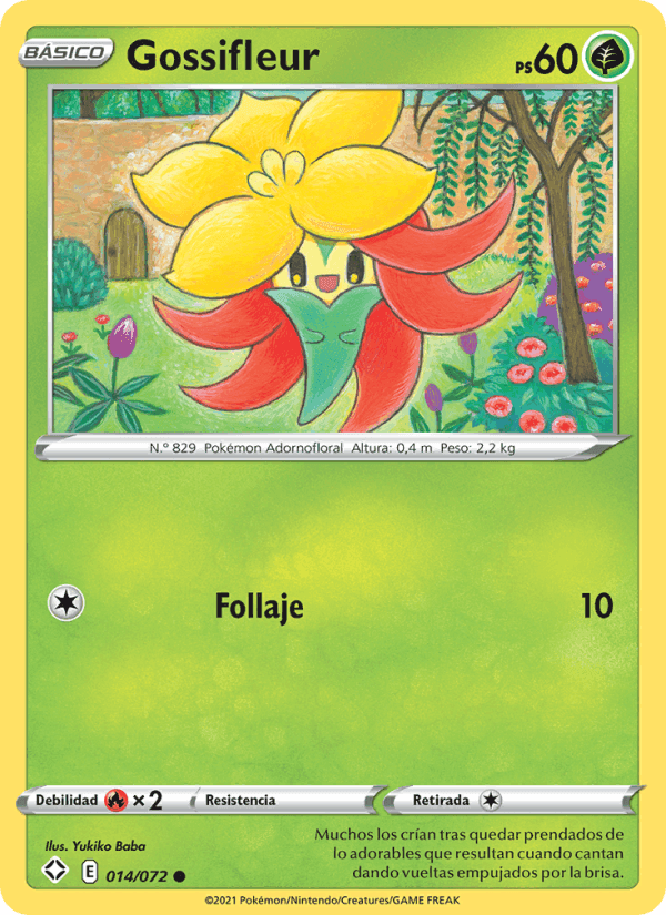 Gossifleur, carte 14 de Destinos Brillantes