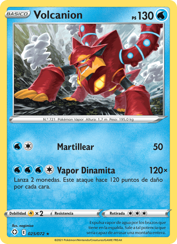 Volcanion, carte 25 de Destinos Brillantes