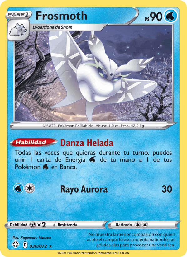Frosmoth, carte 30 de Destinos Brillantes