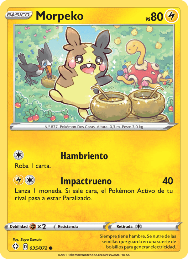 Morpeko, carte 35 de Destinos Brillantes