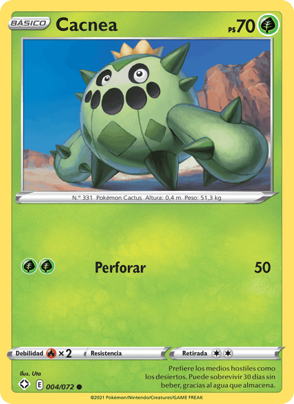 Cacnea, carta 4 de Destinos Brillantes