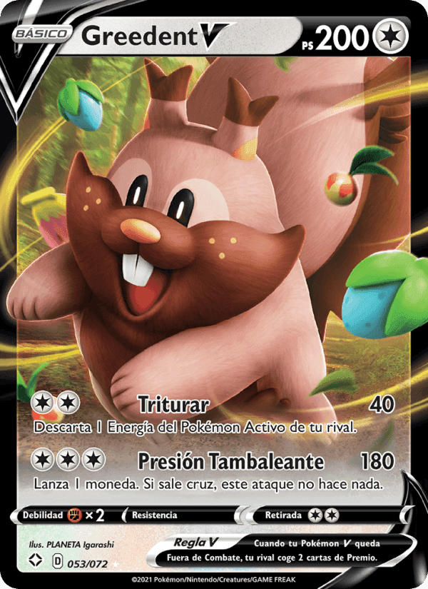 Greedent V, carte 53 de Destinos Brillantes